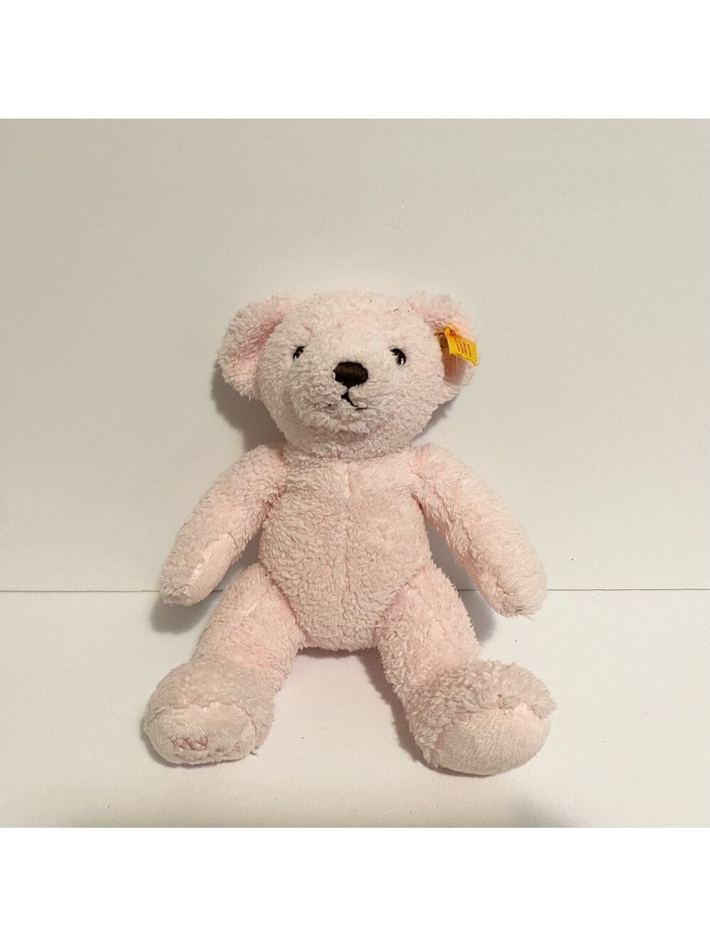 My First Steiff Bear Plush Pink Baby Girl Stuffed Animal Stuffy Toy Softie Lovey